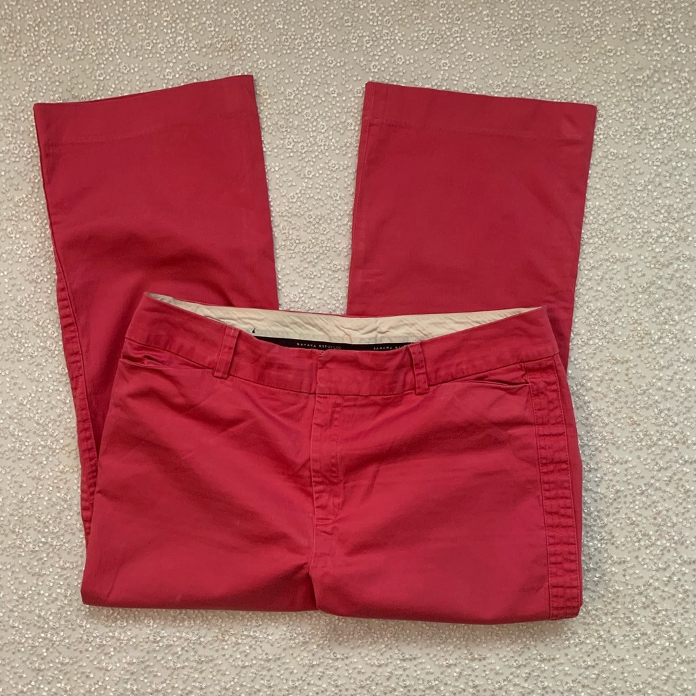 Banana Republic Harrison Bright Pink Pants